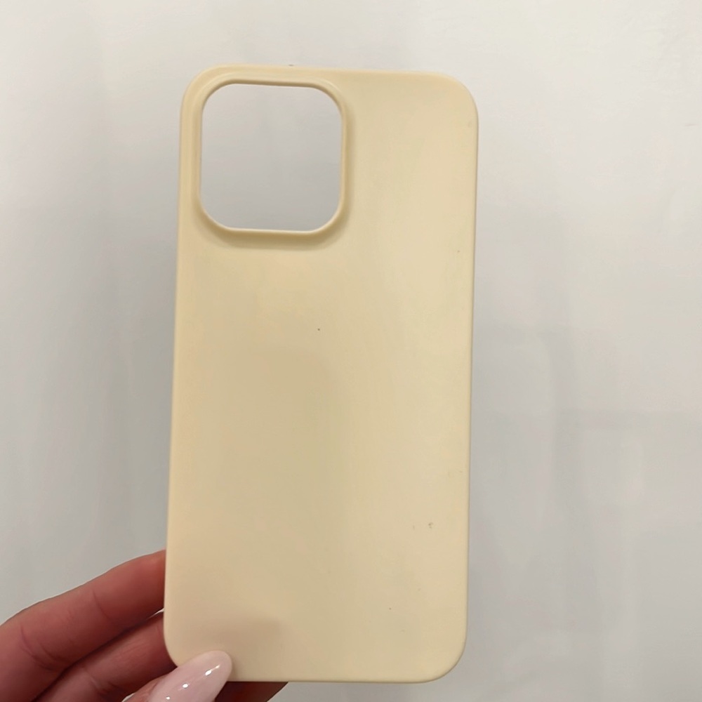 🍌super thin iPhone 13 Pro Phone Case in "Bone" by PEEL 🍌*NWOB*
